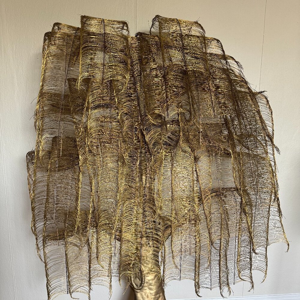 Mid-Century Modern Sculptural Metal Willow Tree by Jacqueline Huhem